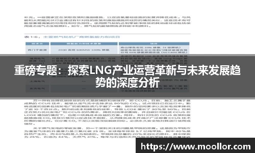 重磅专题：探索LNG产业运营革新与未来发展趋势的深度分析
